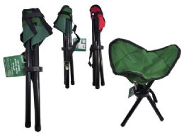 24 Bulk FOLDING STOOL With CARRY STRAP 10.5X13"