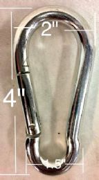60 Bulk 4" Heavy Duty Carabiner Hooks