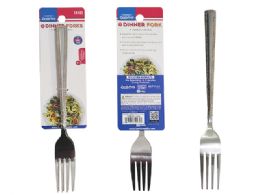 48 Bulk 3-Piece FORKS HAND POLISHED 1.7"X8.2" Long GOLD SILVER