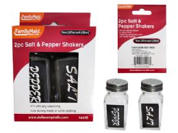 48 Bulk SALT and PEPPER SHAKERS 1.5"X1.5"X3.5" High