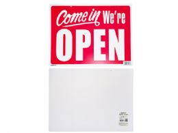 288 Bulk Come In We're Open Signage Extra-thick