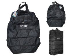 12 Bulk Black Expandable Luggage With 5 Wheels 