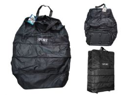12 Bulk Black Expandable Luggage With 6 Wheels  3 ZIPPER 38.5X12.5X21.