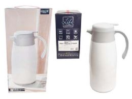 8 Bulk Hot Water Flask 1900ml White Grey Color