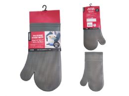 12 Bulk Silicone Oven Mitt 7.4x12.1-inch