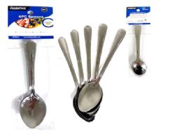 96 Bulk Spoon Stainless Steel 6-Piece Big