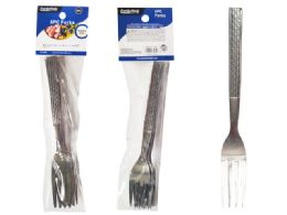 96 Bulk  Fork Stainless Steel 6-Piece Big