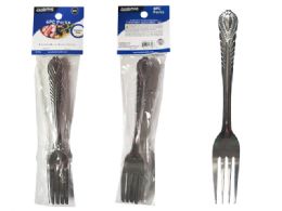 96 Bulk Fork Stainless Steel 6-Piece Big