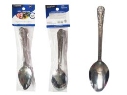 96 Bulk Spoon Stainless Steel 6-Piece Big