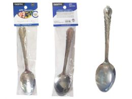 96 Bulk Spoon Stainless Steel 6-Piece Big