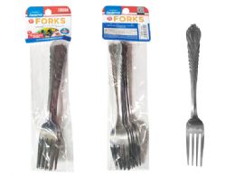 96 Bulk Fork 6-Piece Stainless Steel 7.25-inch Long 22gm