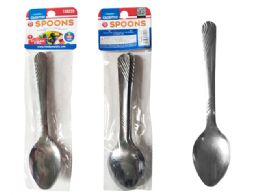 96 Bulk  Spoon 6-Piece Stainless Steel 25-26gm Each 7.1-inch Long