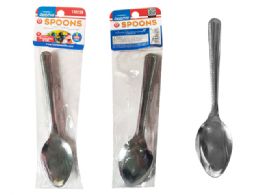 96 Bulk  Spoon 6-Piece Stainless Steel 25-26gm Each 7.1-inch Long