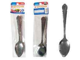 96 Bulk  Spoon 6-Piece Stainless Steel 25-26gm 7.25-inch Long