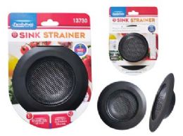 144 Bulk Strainer Black Color 4.5-inch Diameter