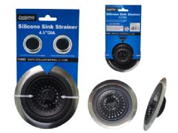 24 Bulk Sink Strainer Silicone 4.5-inch Diameter