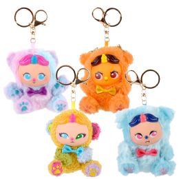 144 Bulk 3" Doll Collection Mini Plush Clip Ons