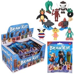 384 Bulk 2-inch Brainrot Figurine And Card Blind Bag 24ct
