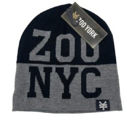 18 Bulk Zoo York Jacquard Logo Beanie