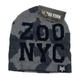 18 Bulk Zoo York Jacquard Camo Logo Beanie