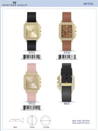 12 Bulk Ladies Watch - 57211 assorted colors