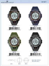 12 Bulk Digital Watch - 86774 assorted colors