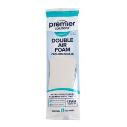 36 Bulk Insoles 1pair Unisex Double Air Foam Cushion Premier Solutions