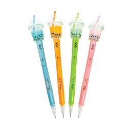 144 Bulk Boba Tea Mechanical Pencil    12/tub
