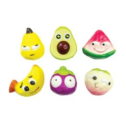 576 Bulk Mini Fruit Squishy Toy        24/bag
