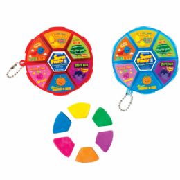 144 Bulk Super Fruity Kneaded Scented Eraser Wheel  12/bag
