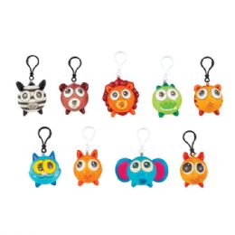288 Bulk Zoo Animal Squishies Backpack Buddy 24/bag Xyz