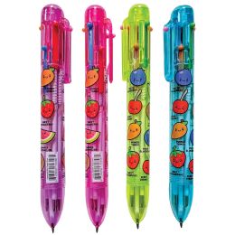 144 Bulk ScenT-Sible Kawaii 6 Colored Pen  12/dsp