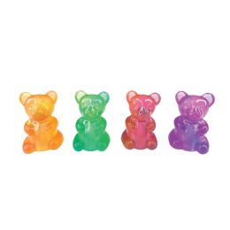 288 Bulk Scented 2 Color Gummy Bear Pencil Topper   24/tub