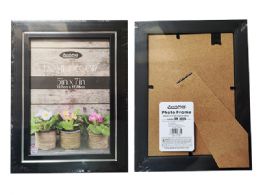 48 Bulk PHOTO FRAME 5"X7" Silver Black