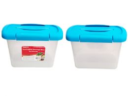 48 Bulk STORAGE BOX WITH LOCKS 3.85L 130OZ