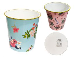 48 Bulk TRASH CAN 9.75" Diameter X10" High PRINTED