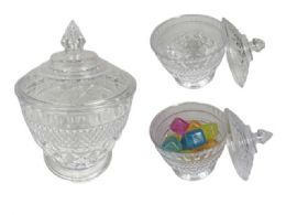 24 Bulk Plastic Candy Jar 4.6" Diameter X6.25" High