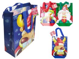 288 Bulk Christmas Reusable Tote Shopping Bag