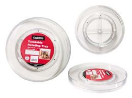 12 Bulk TURNTABLE ROTATING TRAY 11.5" Diameter X1.5" High