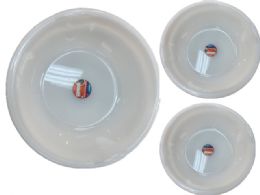 12 Bulk BASIN 23.2" Diameter X 9" WHITE Color 59D X 23CM
