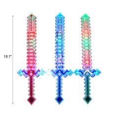 72 Bulk 20" Flash Light Up Sword