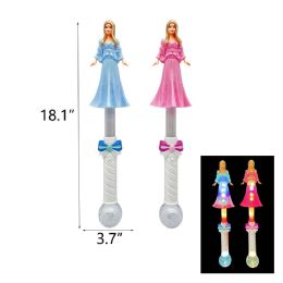 48 Bulk 18.1" Light Up Princess Flash Stick