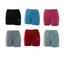 24 Bulk Womens Active Wear Short Assorted Size And Colors S-xl