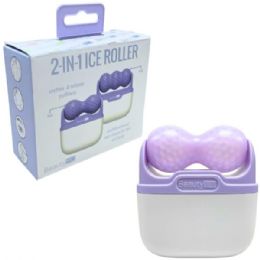 15 Bulk Beauty Md 2 In 1 Soothing Ice Roller For Face And Body In Purple