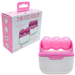 15 Bulk Beauty Md 2 In 1 Soothing Ice Roller For Face And Body In Pink