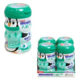 24 Bulk Mentos Gum Sugar Free Spearment Penguin Counter Display