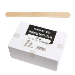 40 Bulk Craft Stick 500pc Natural Sargent Art Boxed