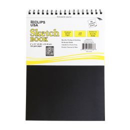 48 Bulk Sketch Book 9x12 100gsm Paper 30sheet Peforated