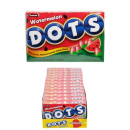 24 Bulk Watermelon Dots Theater Box 6.5 Oz Counter Display