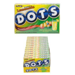24 Bulk Lemonade Dots Theater Box 6.5 Oz Counter Display